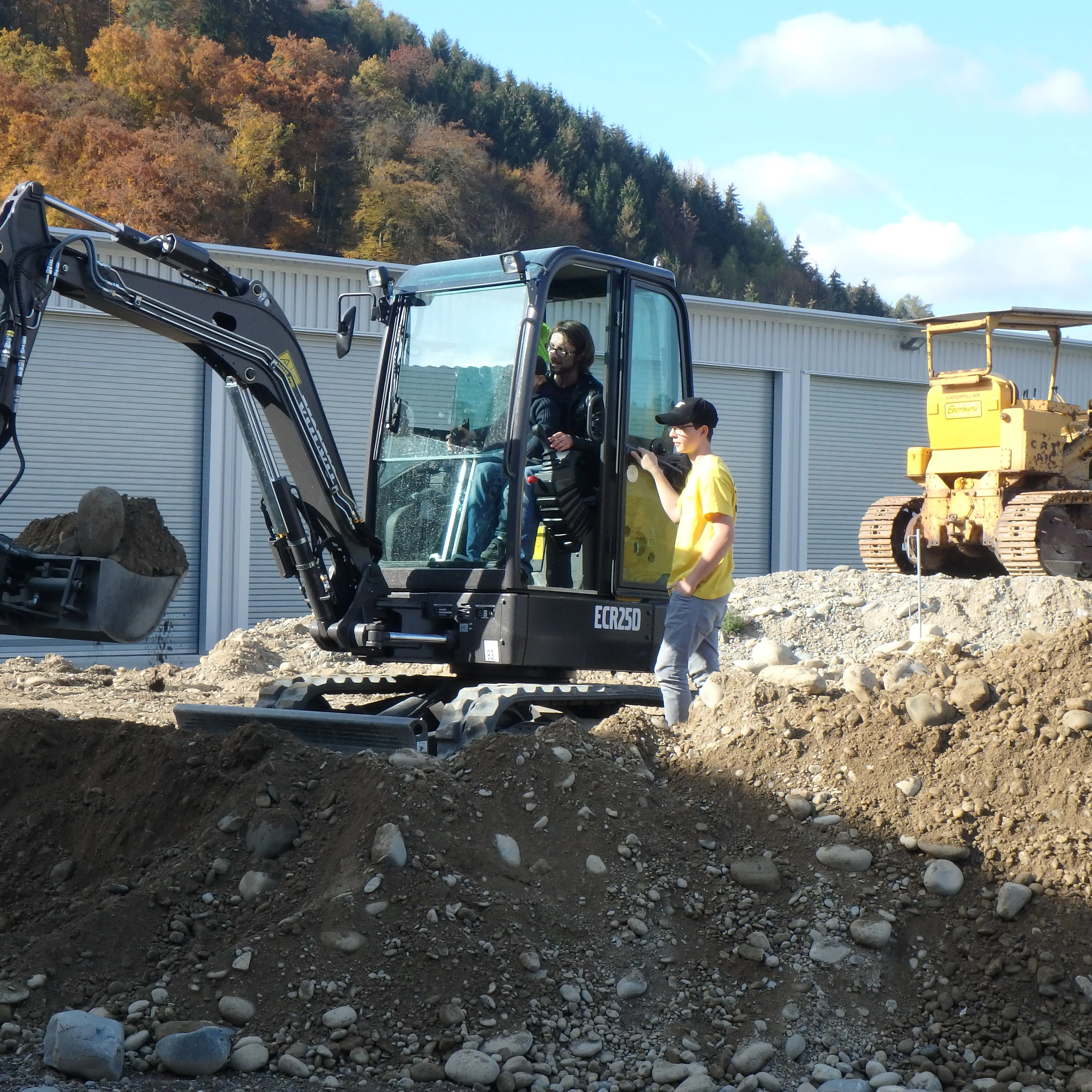 Ebianum Bagger Event Selber Bagger Fahren