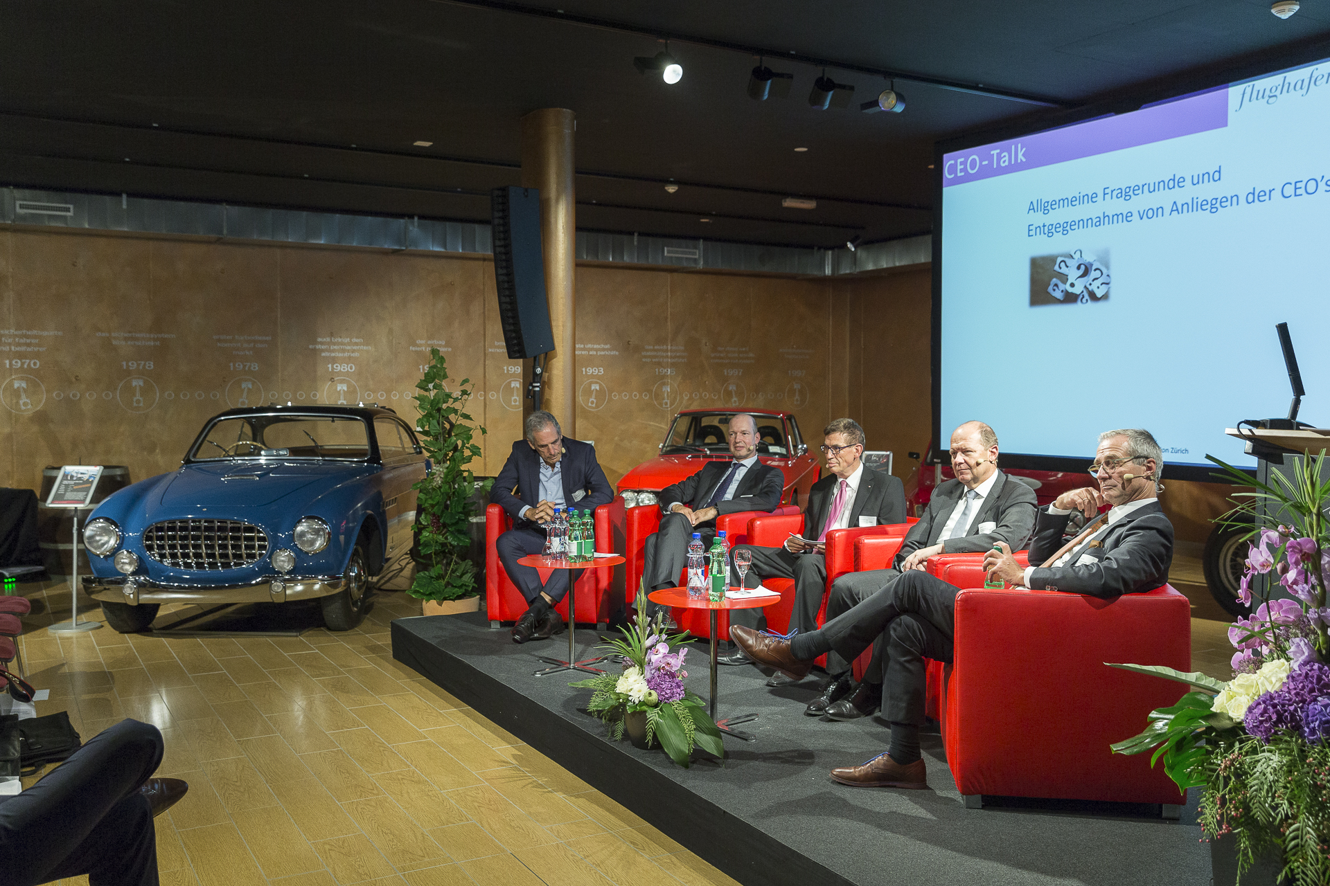 Businesstalk im riverside