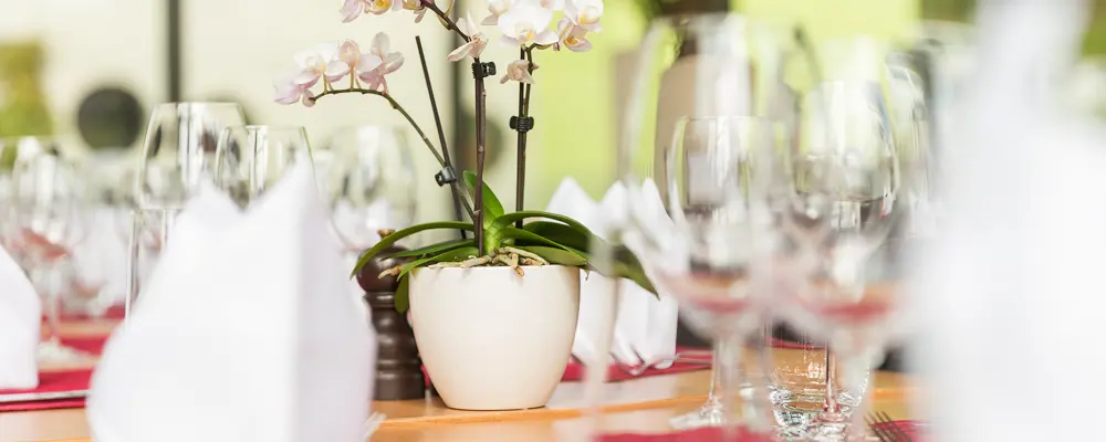 Restaurant Thaigarden Deko Im Seminarhotel Kongresshotel Tagungshotel Hochzeits Location Hotel Riverside Glattfelden Zürich