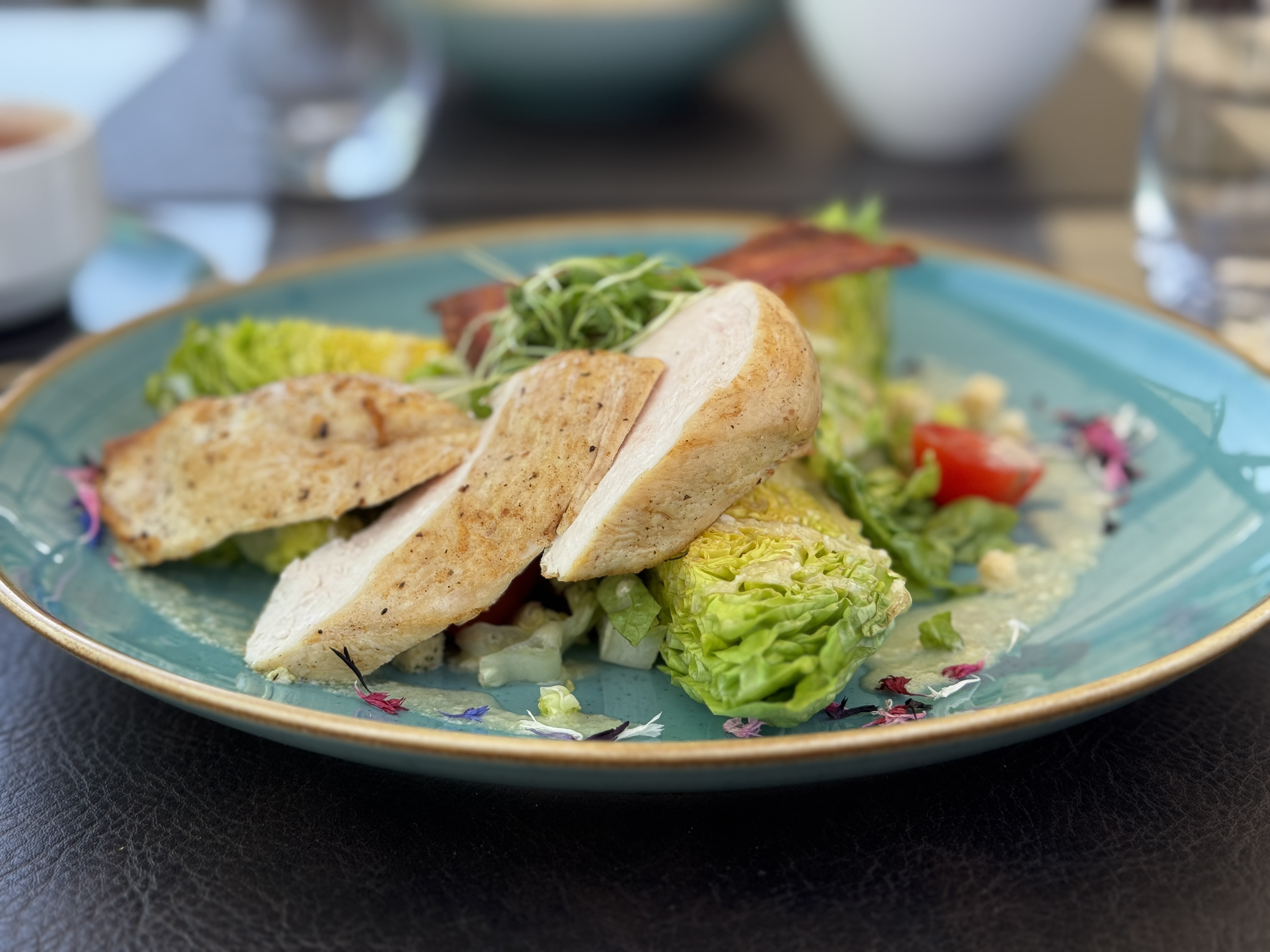 Caesar Salad im Restaurant Kesselhaus, Hotel Riverside