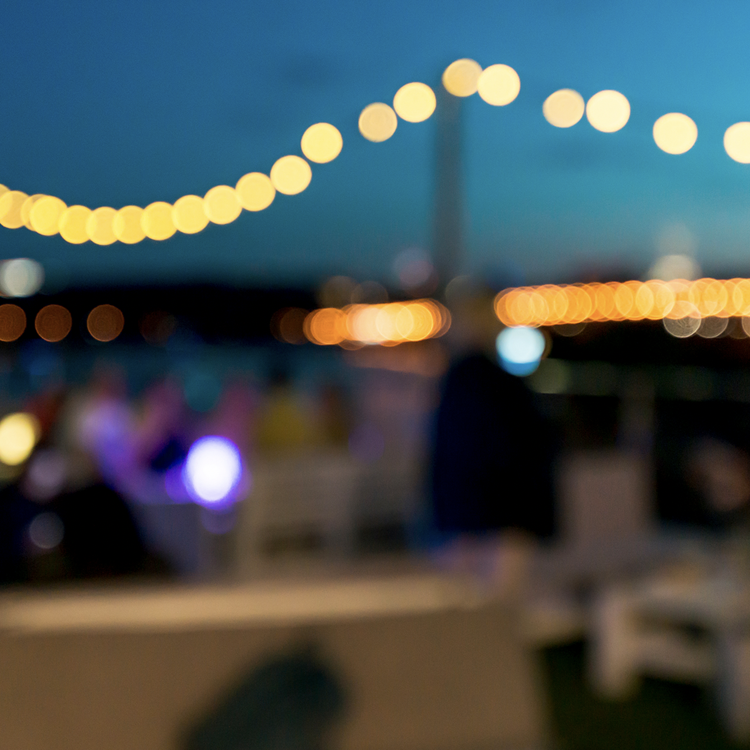 Lichterkette Im Riverside