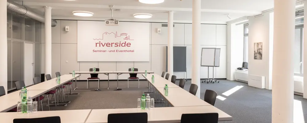 U Form Lettensaal 2 Seminarraum Im Hotel Riverside Glattfelden Zürich Seminarhotel Kongresshotel Tagungshotel Workshop Me
