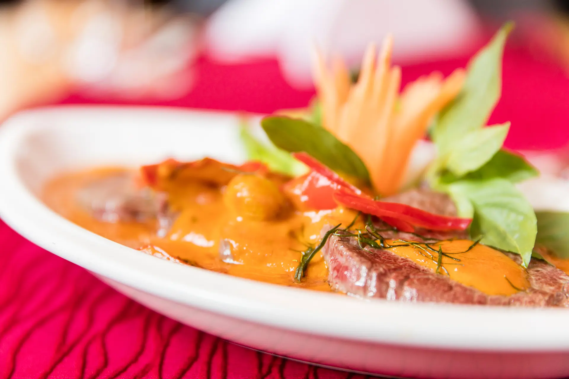 Rotes Curry Im Restaurant Thaigarden Im Seminarhotel Kongresshotel Tagungshotel Hochzeits Location Hotel Riverside Glattfelden Zürich