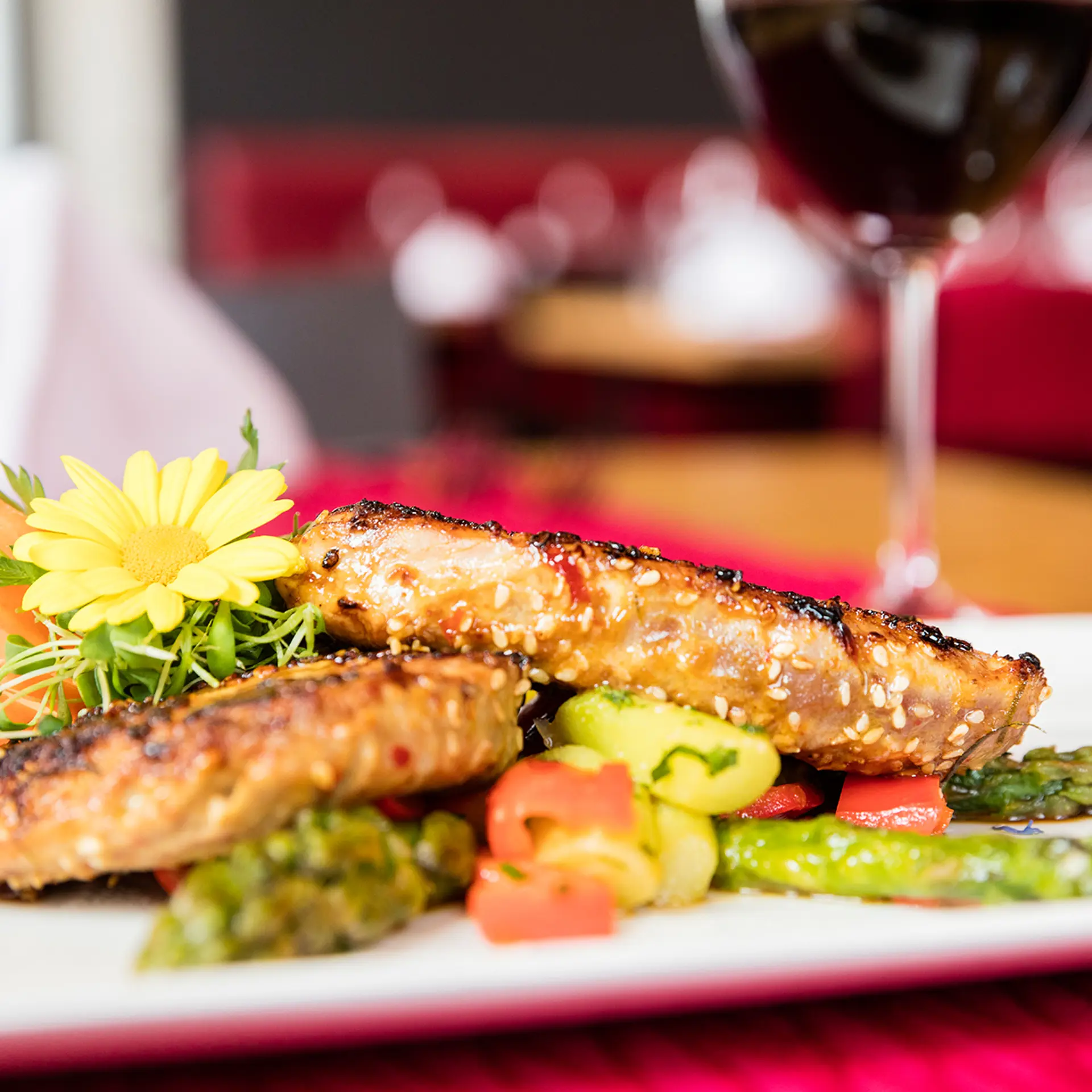 Essen und Geniessen im Restaurant Kesselhaus im Hotel riverside