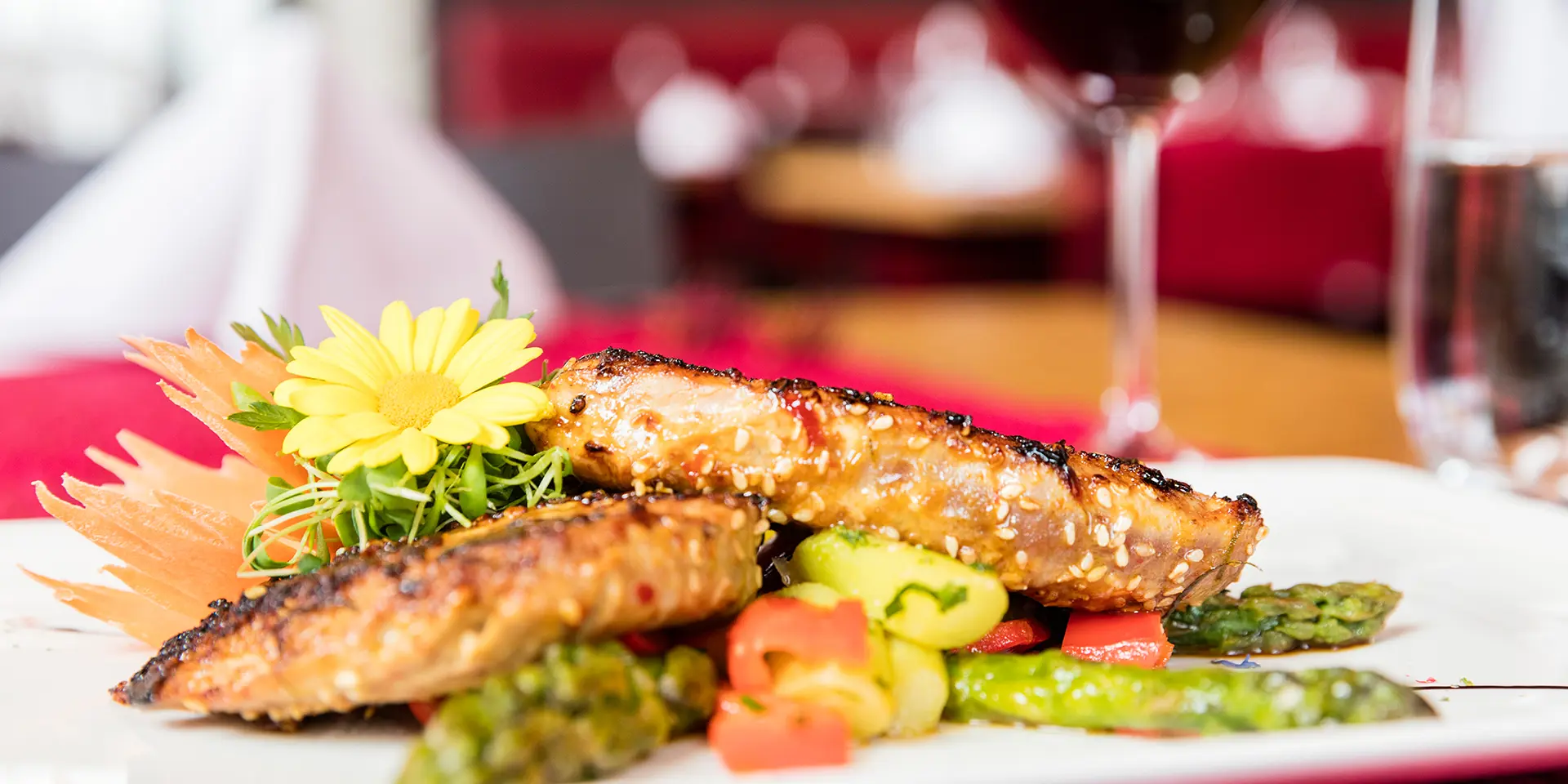 Essen und Geniessen im Restaurant Kesselhaus im Hotel riverside