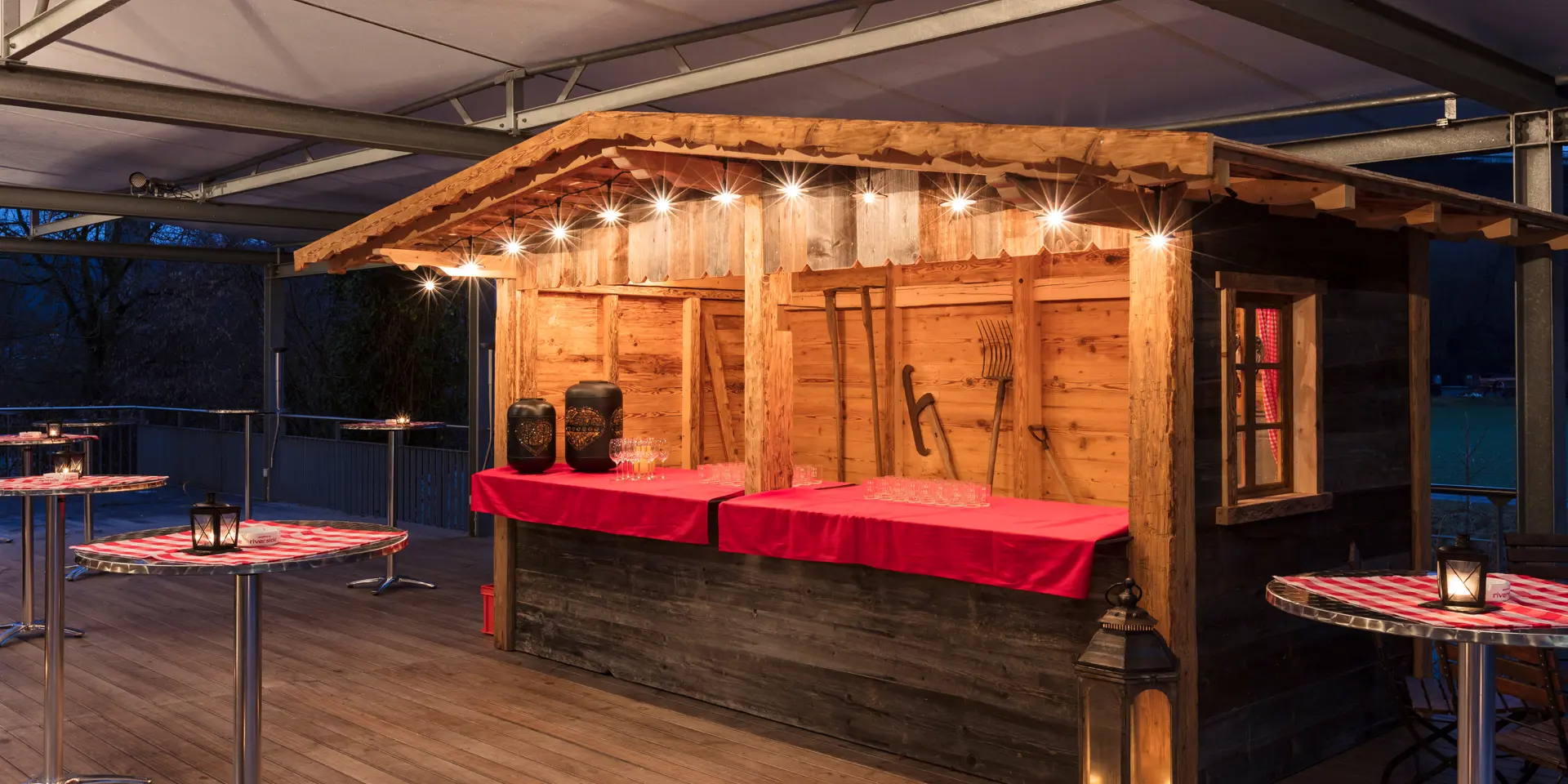 Alphüttli Riveralp Winterzauber Apéro Hotel Riverside Eventlocation Seminarlocation Glattfelden Nahe Zürich